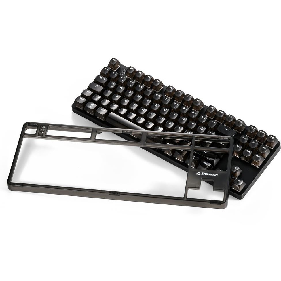 Tipkovnica SHARKOON Gaming Keyboard Crystal Shark crna DE – internacionalna non HR tipkovnica-7