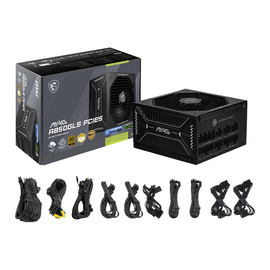 Napajanje za računalo MSI MAG A850GLS PCIE5 (850W, 80+ Gold, ATX 3.1, Potpuno modularno)-4