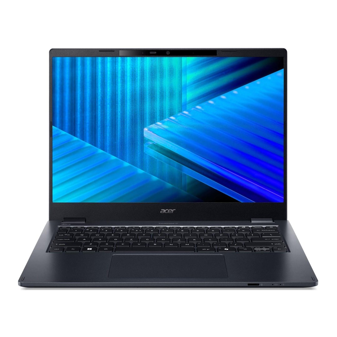 Laptop ACER TravelMate P4 TMP414-55-TCO (14", IPS, 2.8K, Intel Core Ultra 5 225U, 16GB, 512GB SSD, Intel Integrated Graphics, Windows 11 Pro, Non-HR tipkovnica, Plava)