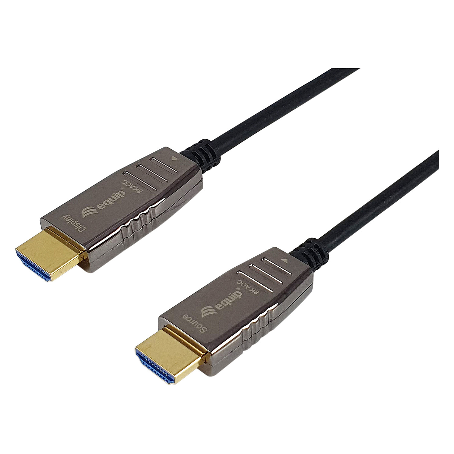 HDMI kabel EQUIP (8K/60Hz, 48Gb, Ethernet 2.1, AOC, 10.00m, crni)-0