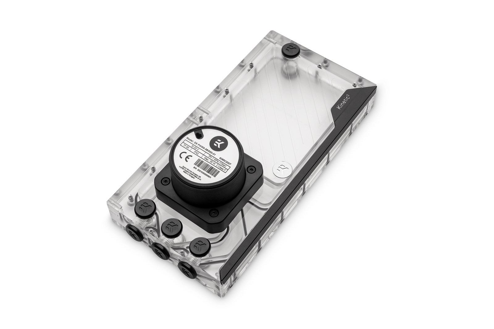 Ekspanzijski spremnik-pumpa EK WATER BLOCKS EK-Quantum Kinetic3 FLT D5 PWM - 240mm, D-RGB, Acry-1