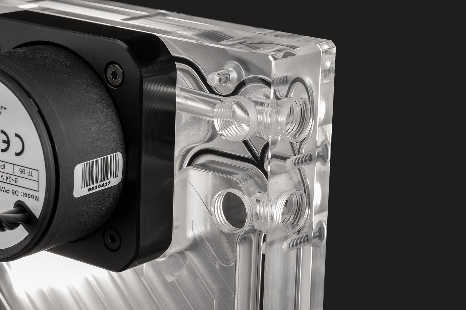 Ekspanzijski spremnik-pumpa EK WATER BLOCKS EK-Quantum Kinetic3 FLT D5 PWM - 240mm, D-RGB, Acry-4