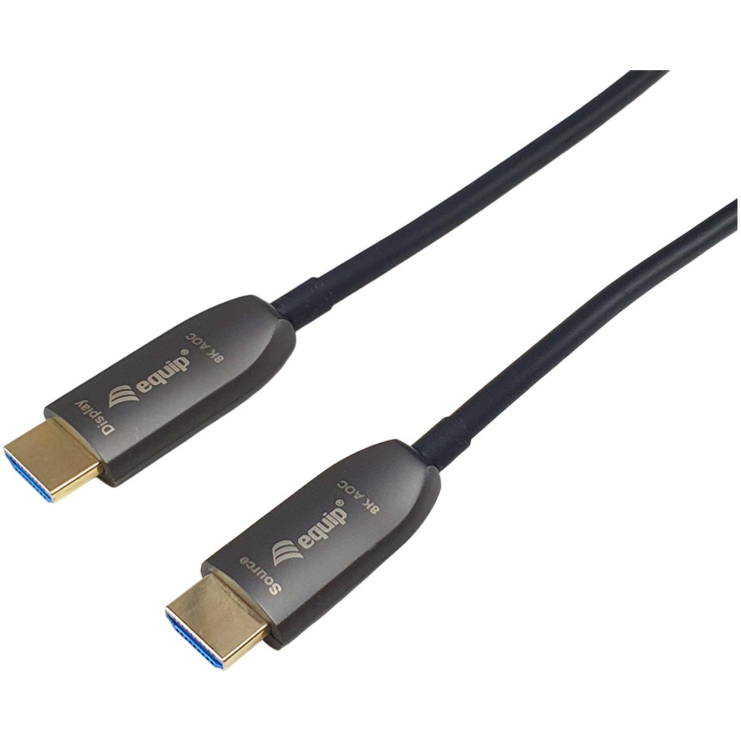 HDMI kabel EQUIP (8K/60Hz, Ethernet 2.1, 48 Gb, AOAC, 150 m, crni)-2