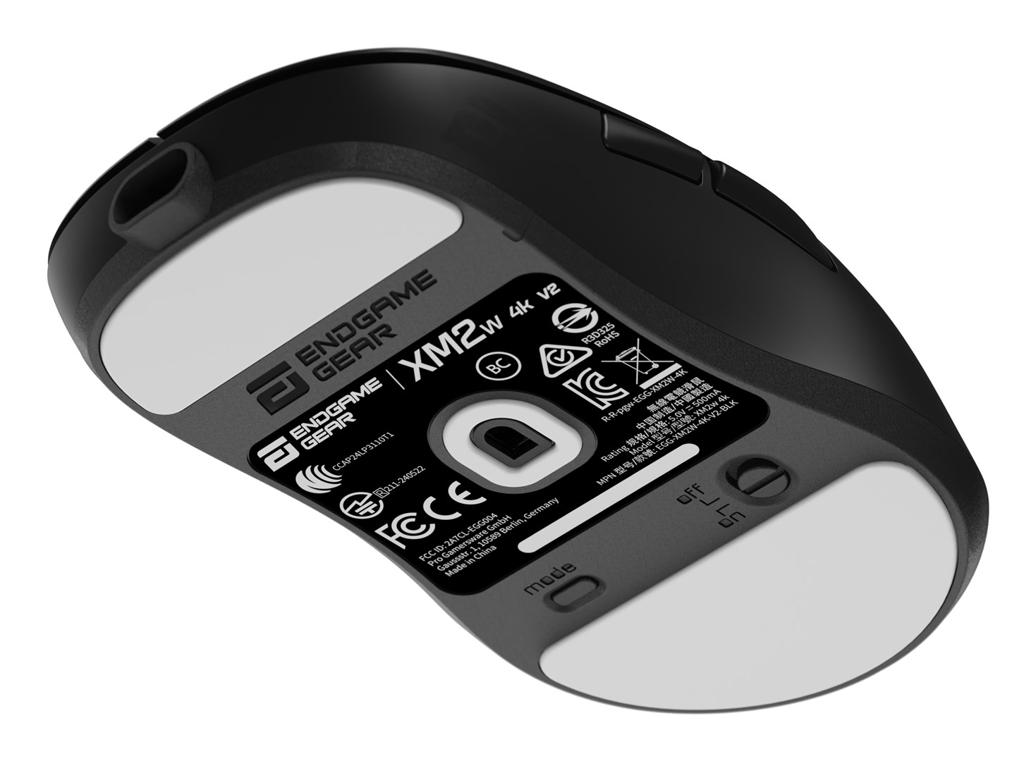 Miš ENDGAME GEAR XM2w 4k v2 (Gaming, 4,000Hz, crna)-9