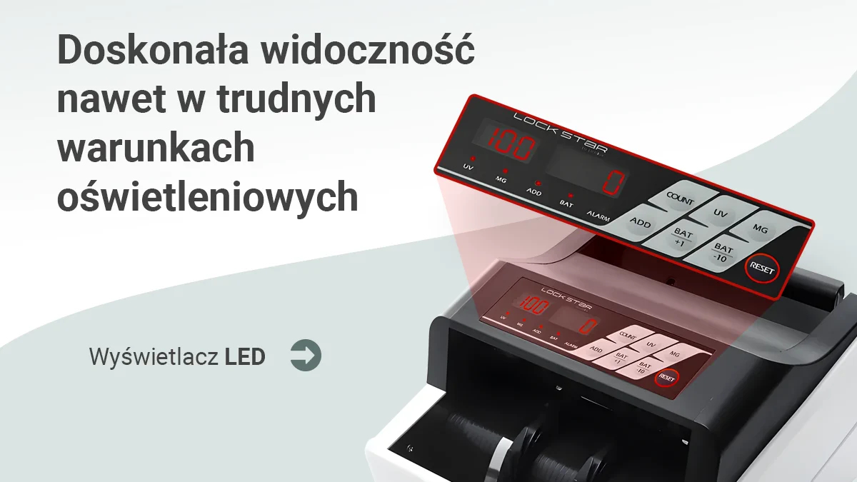 Brojač novčanica EXTRALINK LockStar MG X-300 (UV, MG, IR detekcija)-8