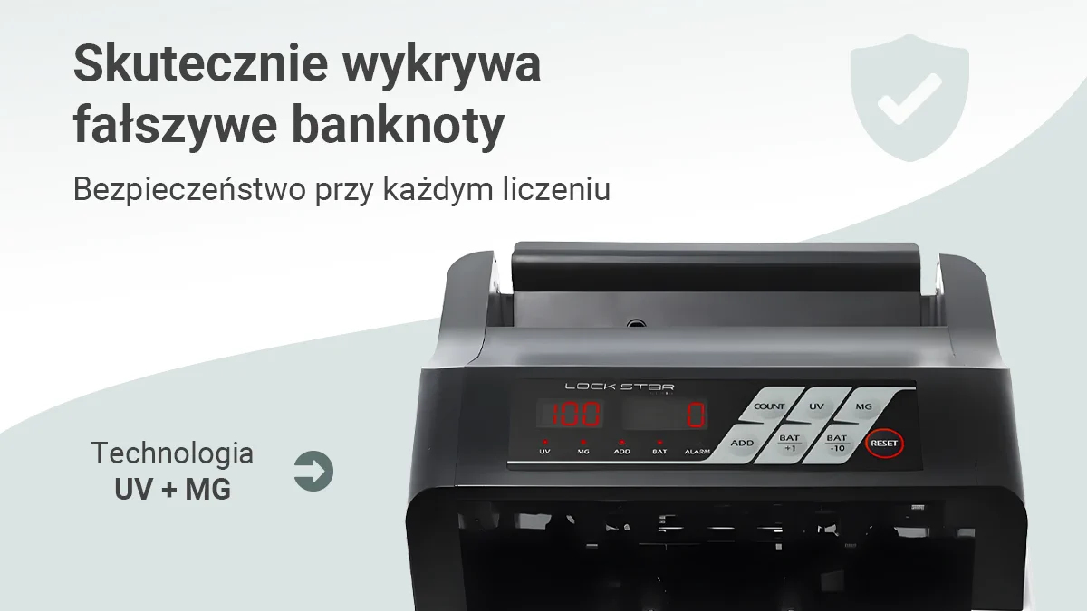 Brojač novčanica EXTRALINK LockStar MG X-300 (UV, MG, IR detekcija)-6