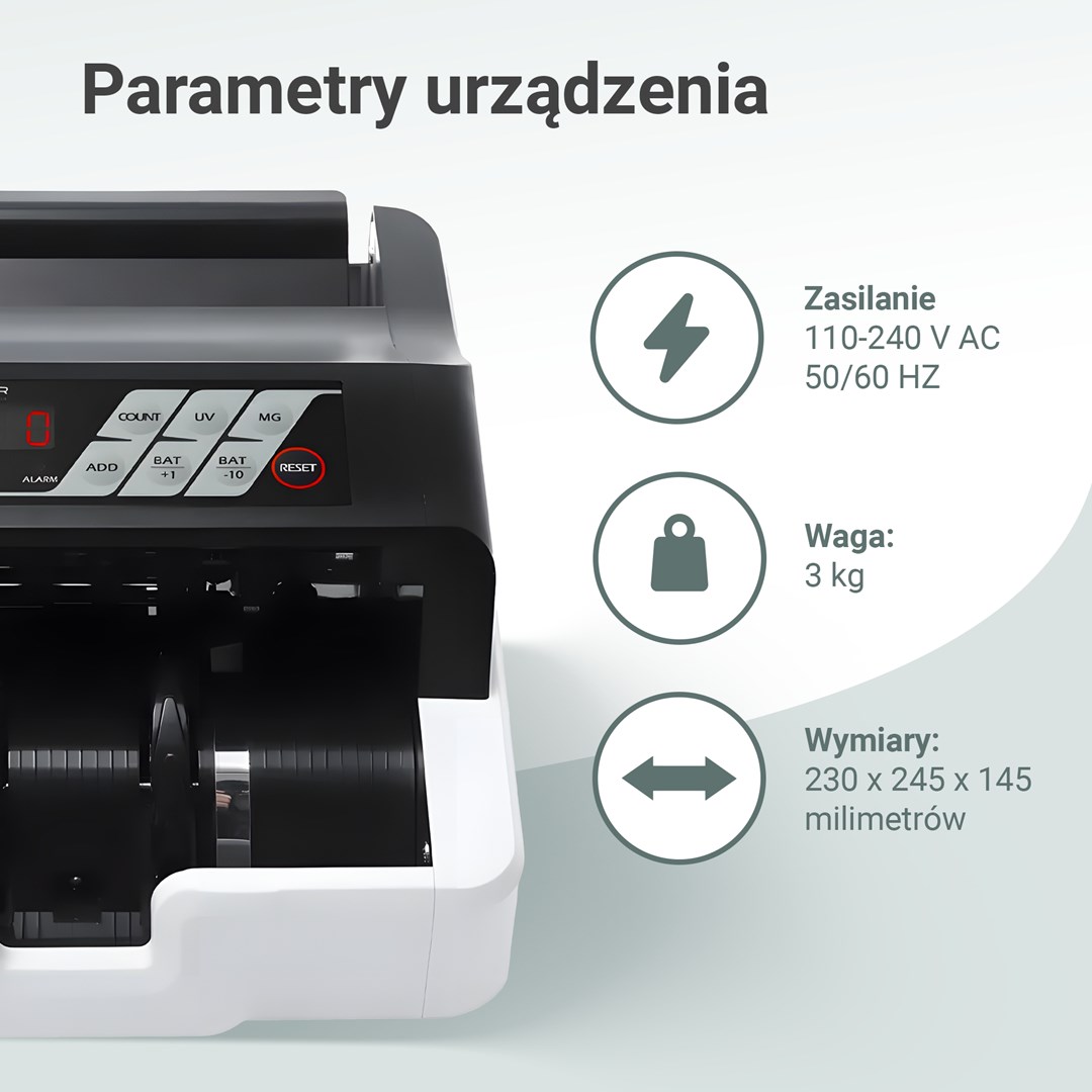 Brojač novčanica EXTRALINK LockStar MG X-300 (UV, MG, IR detekcija)-12