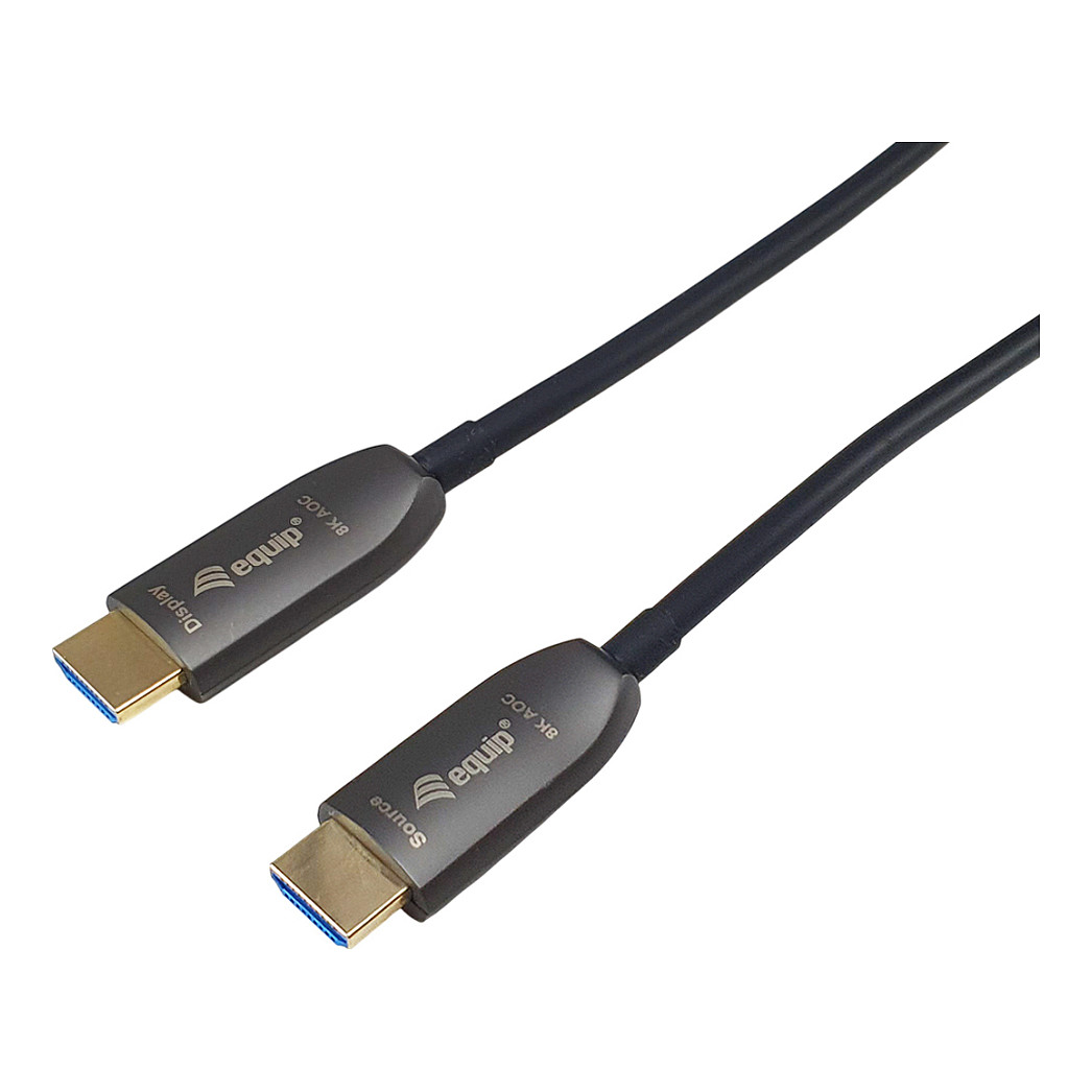 HDMI kabel EQUIP (8K/60Hz, Ethernet 2.1, 48 Gb, AOAC, 200 m, crna)-2