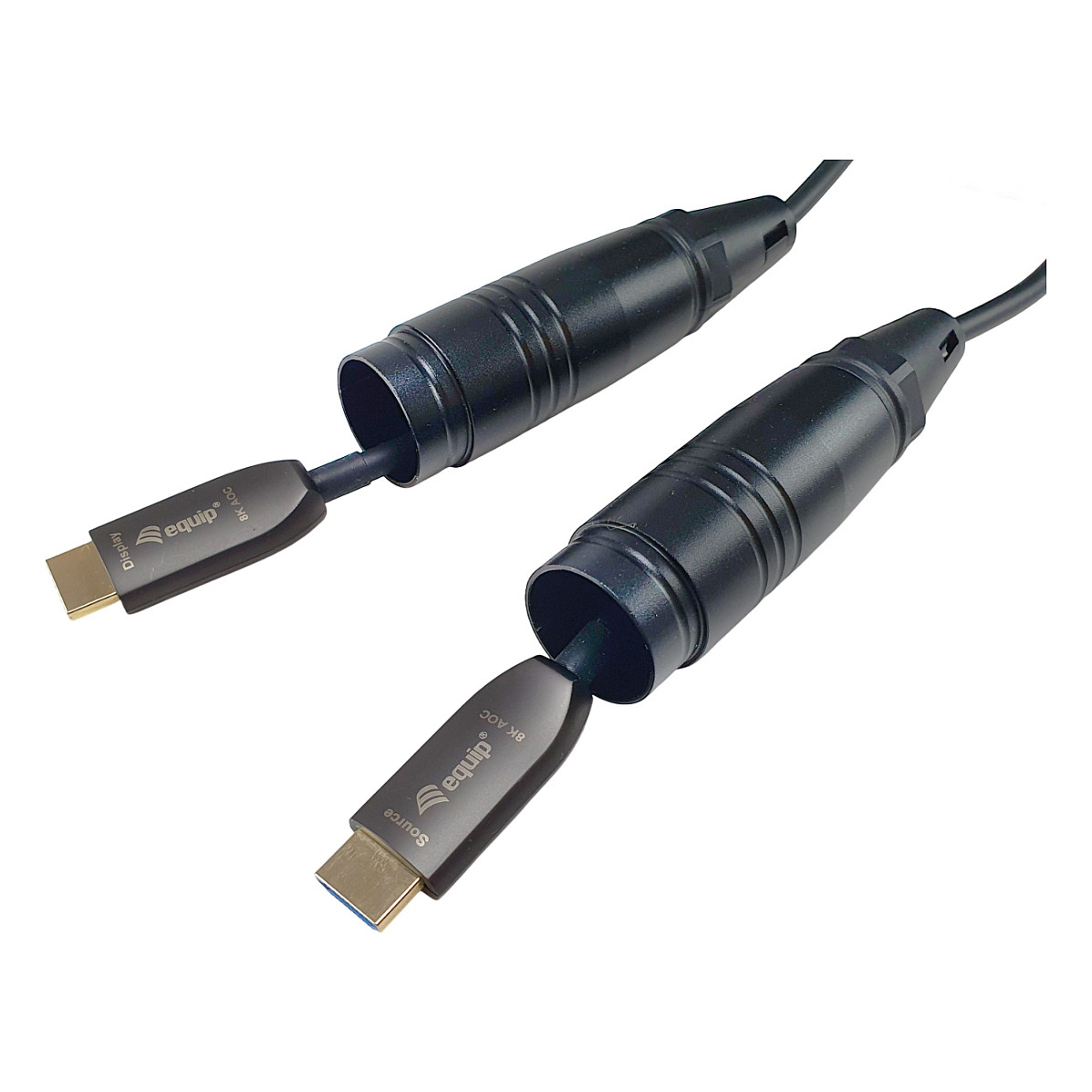 HDMI kabel EQUIP (8K/60Hz, Ethernet 2.1, 48 Gb, AOAC, 200 m, crna)-5