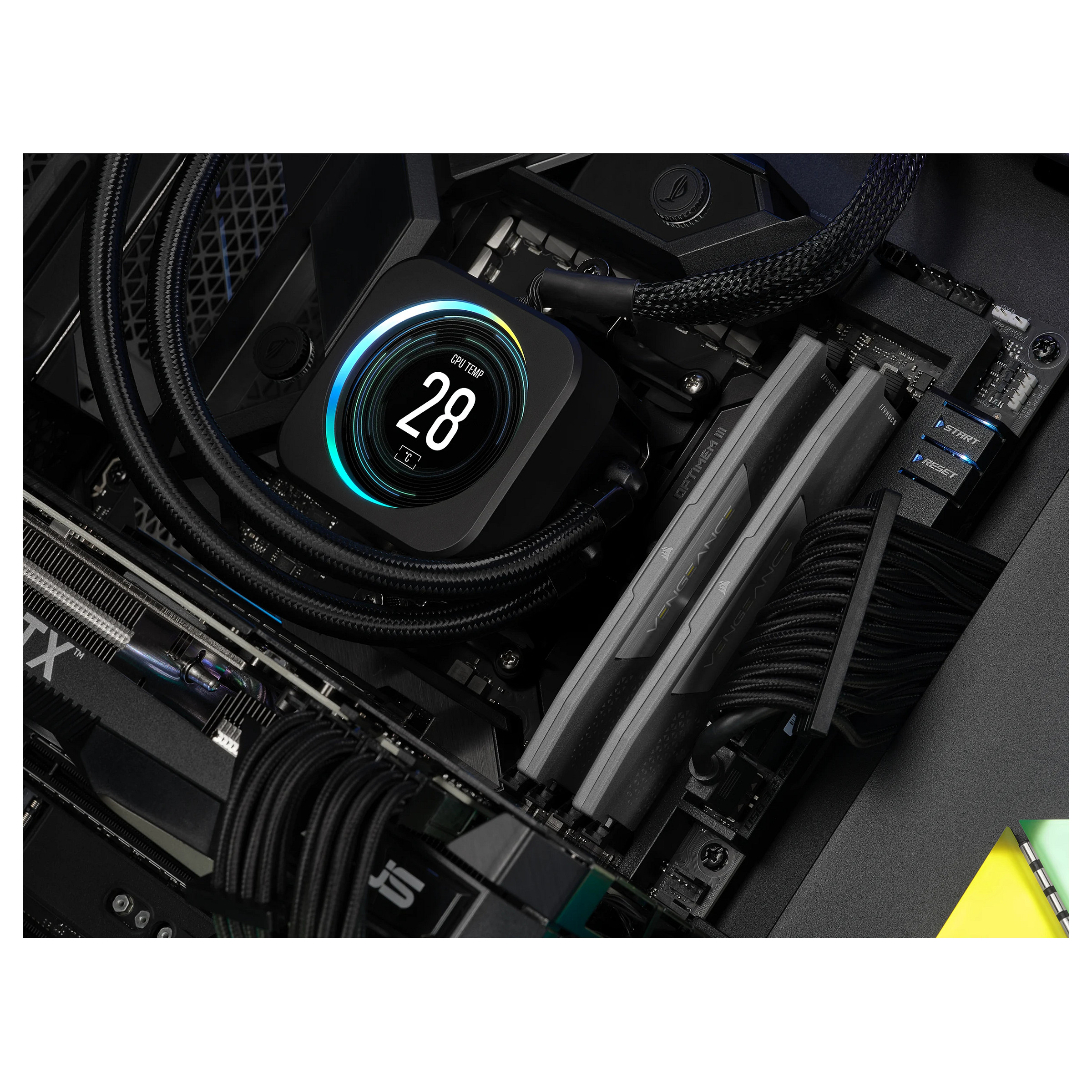 RAM CORSAIR VENGEANCE DDR5 32GB (2x16GB) 6400MHz CL30 siva boja-6