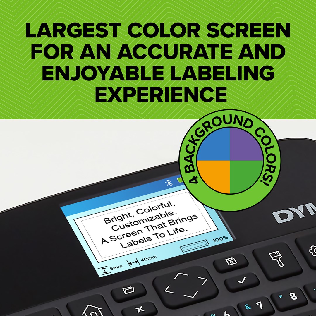 LabelManager DYMO 640CB (6/9/12/19/24mm D1 Ribbon, Qwerty)-2