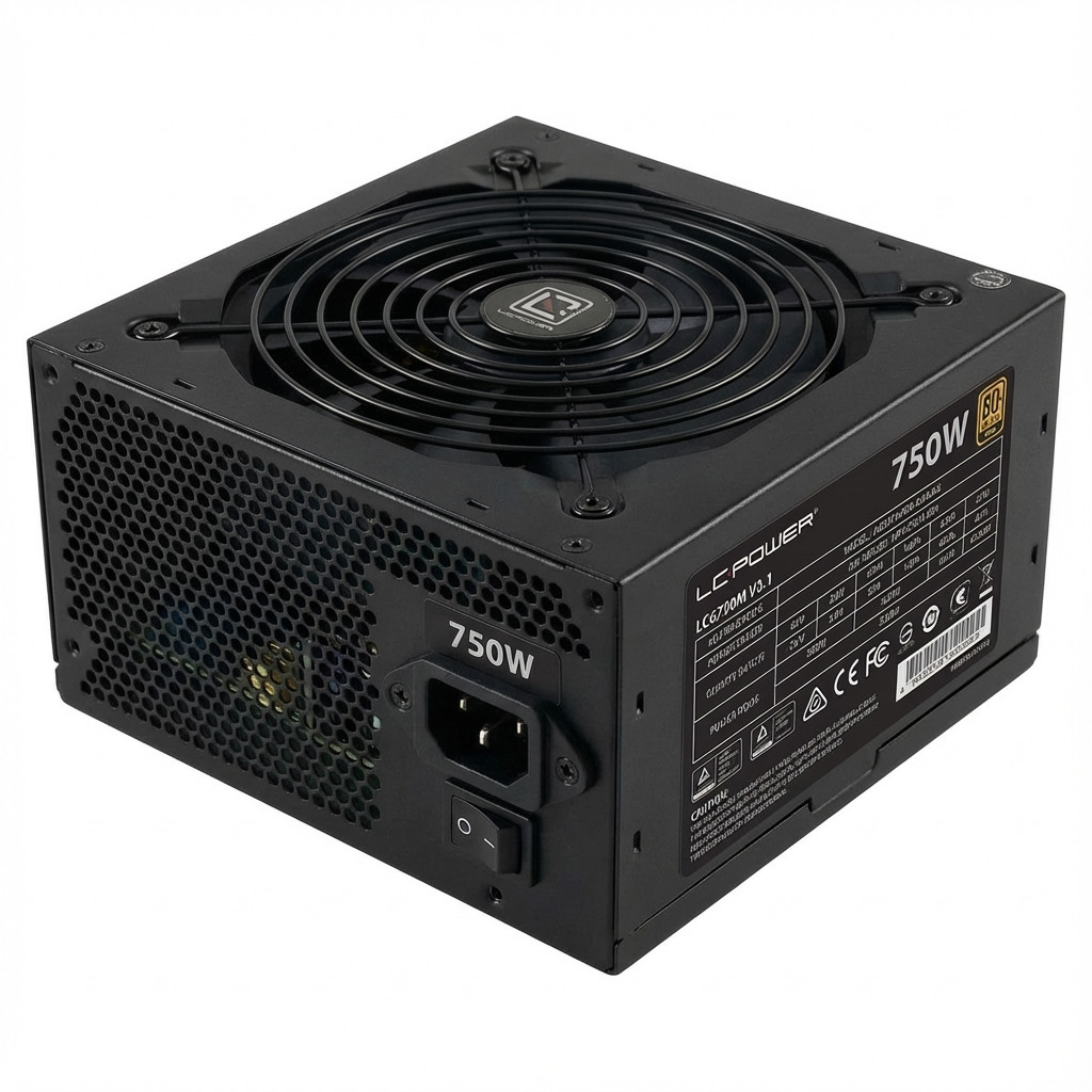 Napajanje LC-POWER Power Supply ATX 3.1 750W/135mm (80+ gold, modularno)