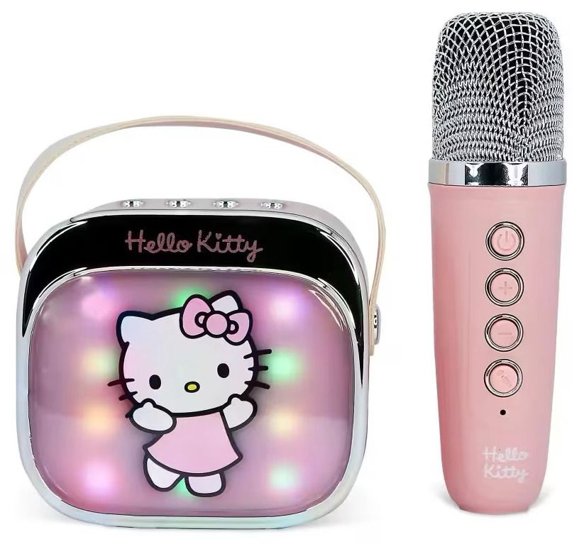 Bluetooth zvučnik s mikrofonom OTL Technologies Hello Kitty Popsing LED Ligght Up Wireless, rozni-1