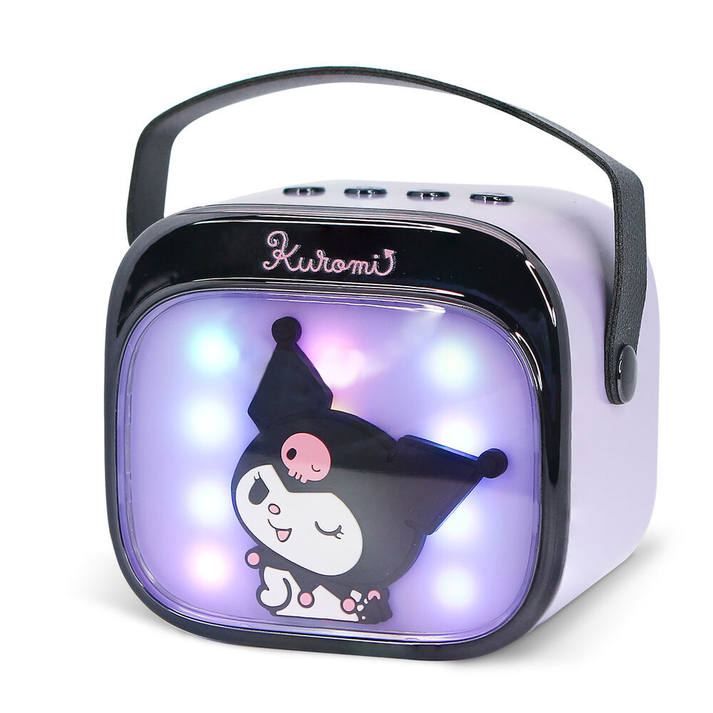 Bluetooth zvučnik s mikrofonom OTL Technologies Kuromi Popsing LED Light Up Wireless, ljubičasti-4
