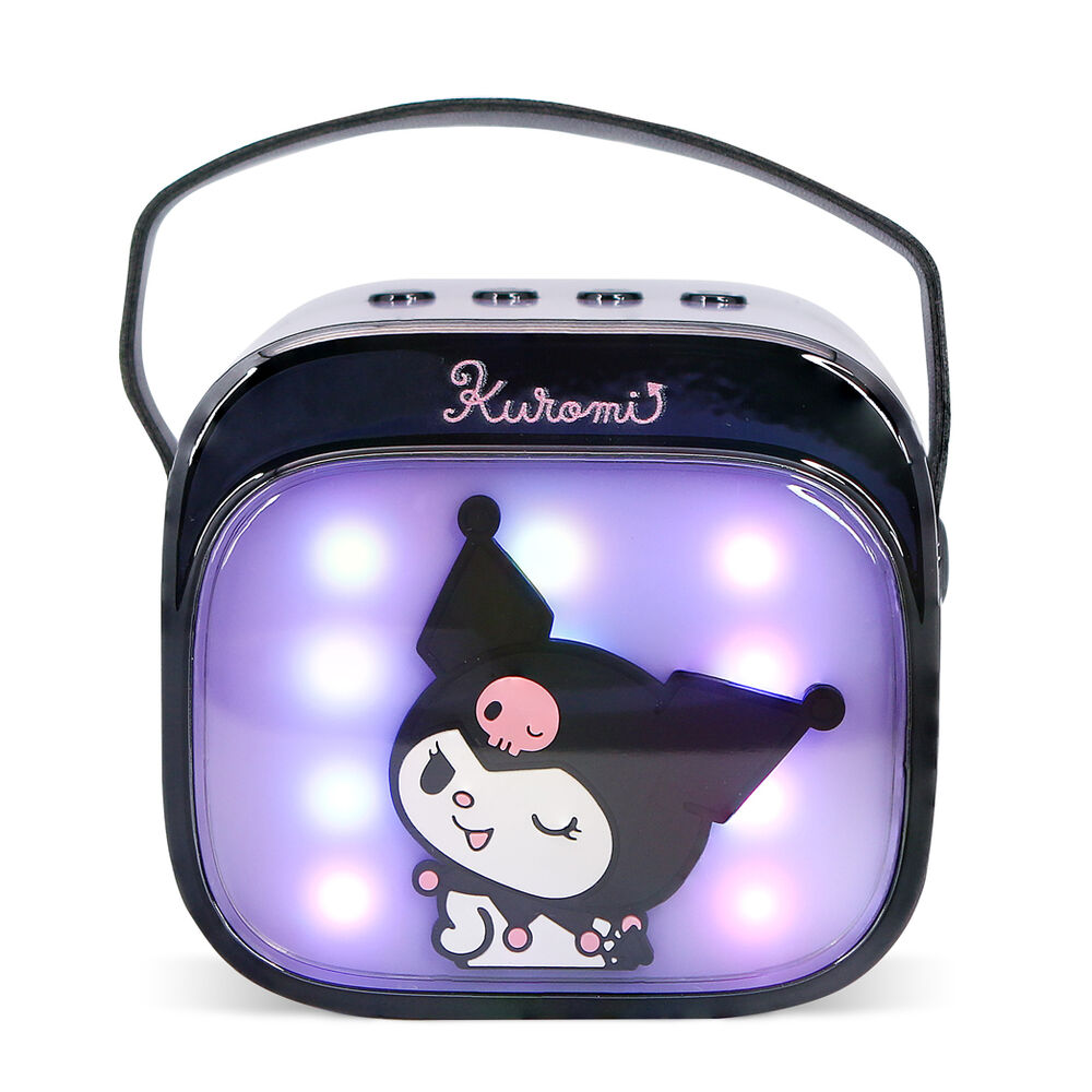 Bluetooth zvučnik s mikrofonom OTL Technologies Kuromi Popsing LED Light Up Wireless, ljubičasti-1