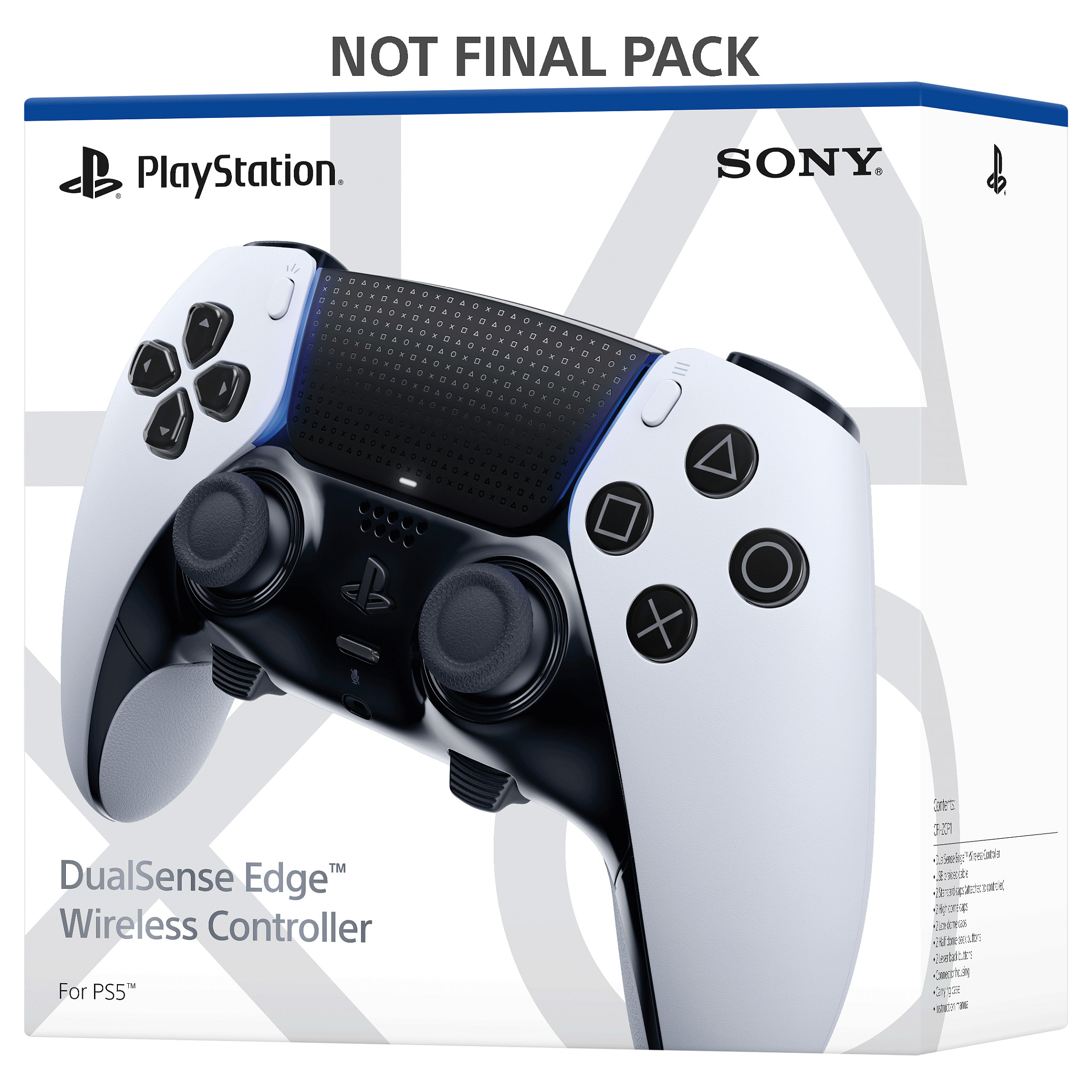Bežični kontroler SONY DualSense za PlayStation 5, bijela boja-2