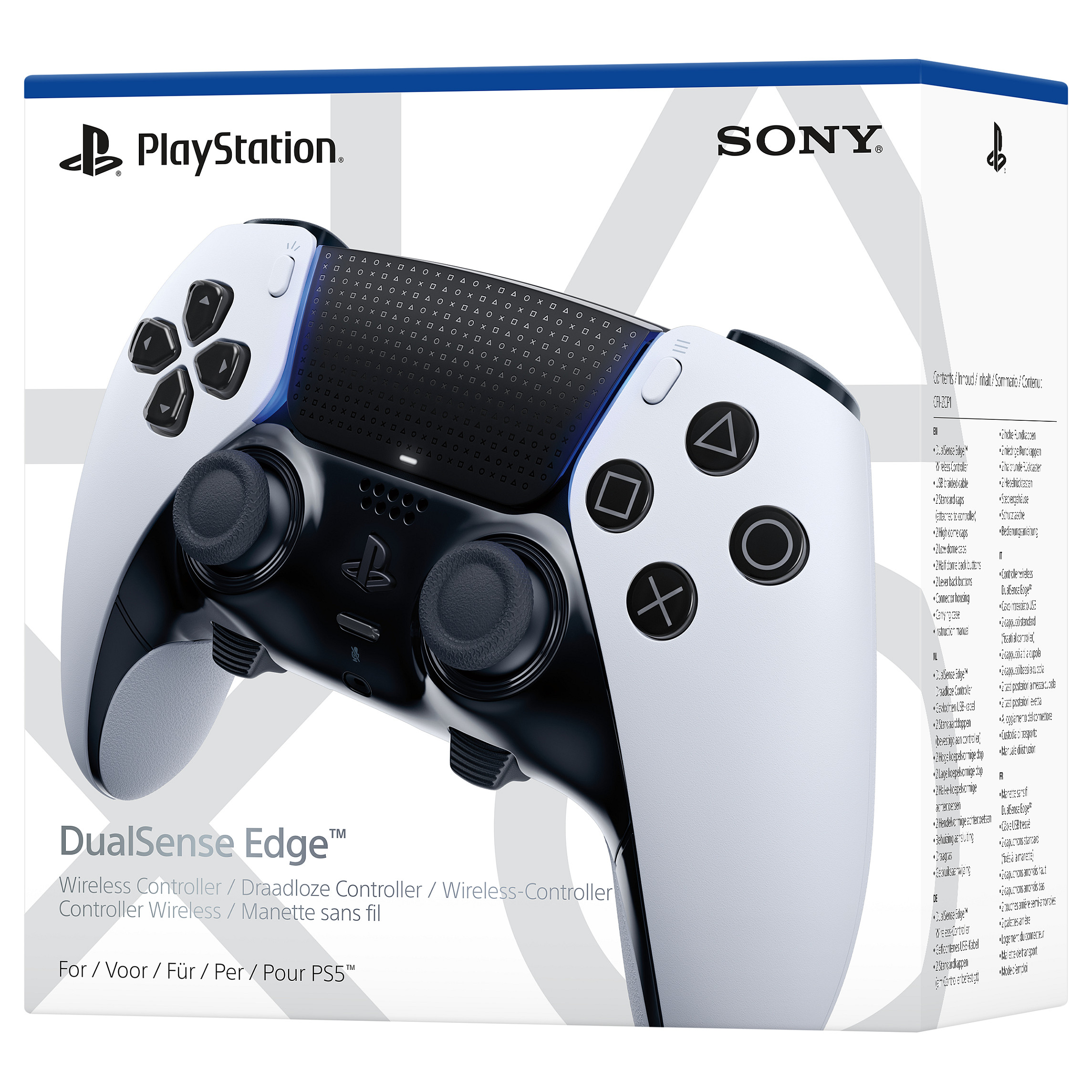 Bežični kontroler SONY DualSense za PlayStation 5, bijela boja-5