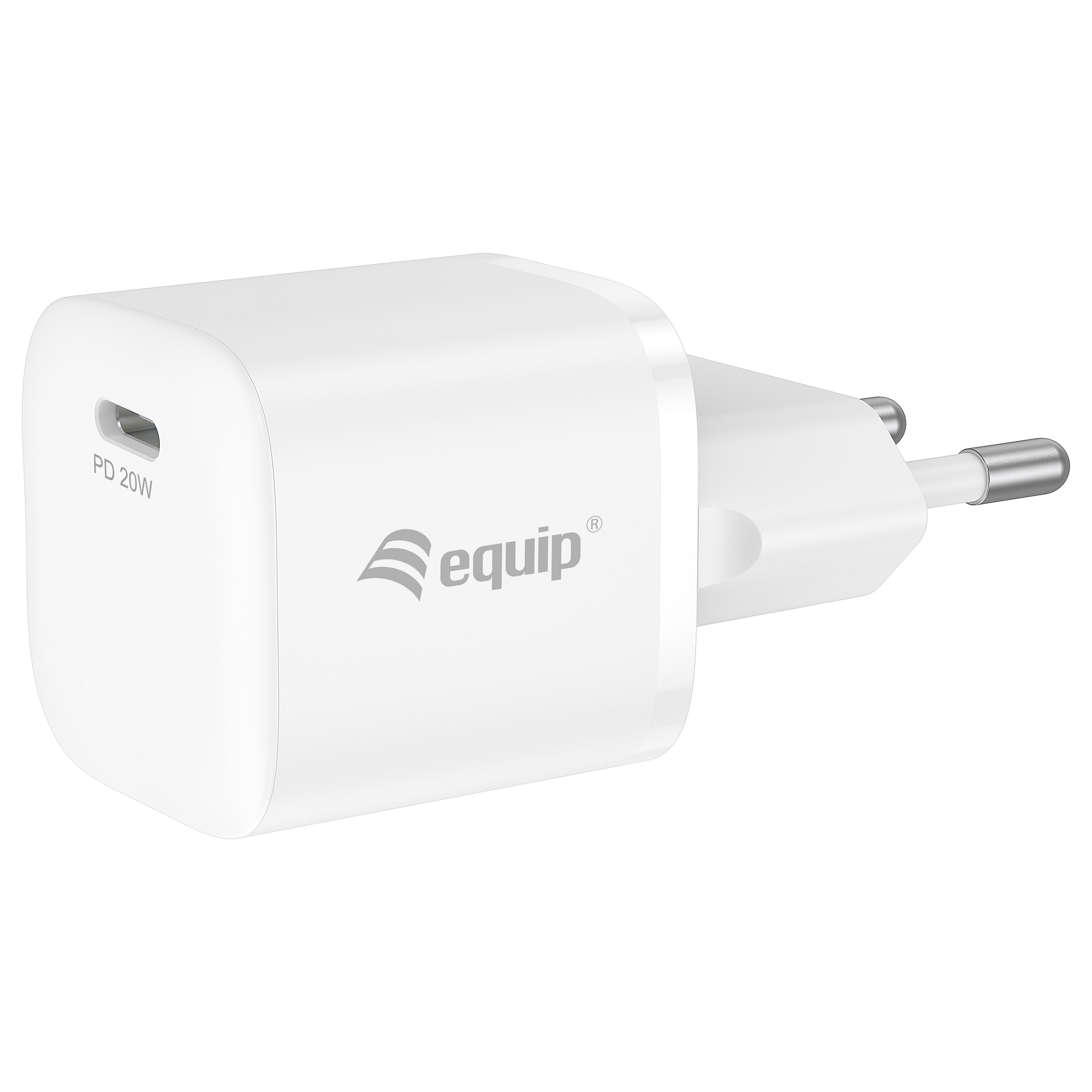 Punjač EQUIP, 1Port USB-C PD3.0, 20W, bijeli-1