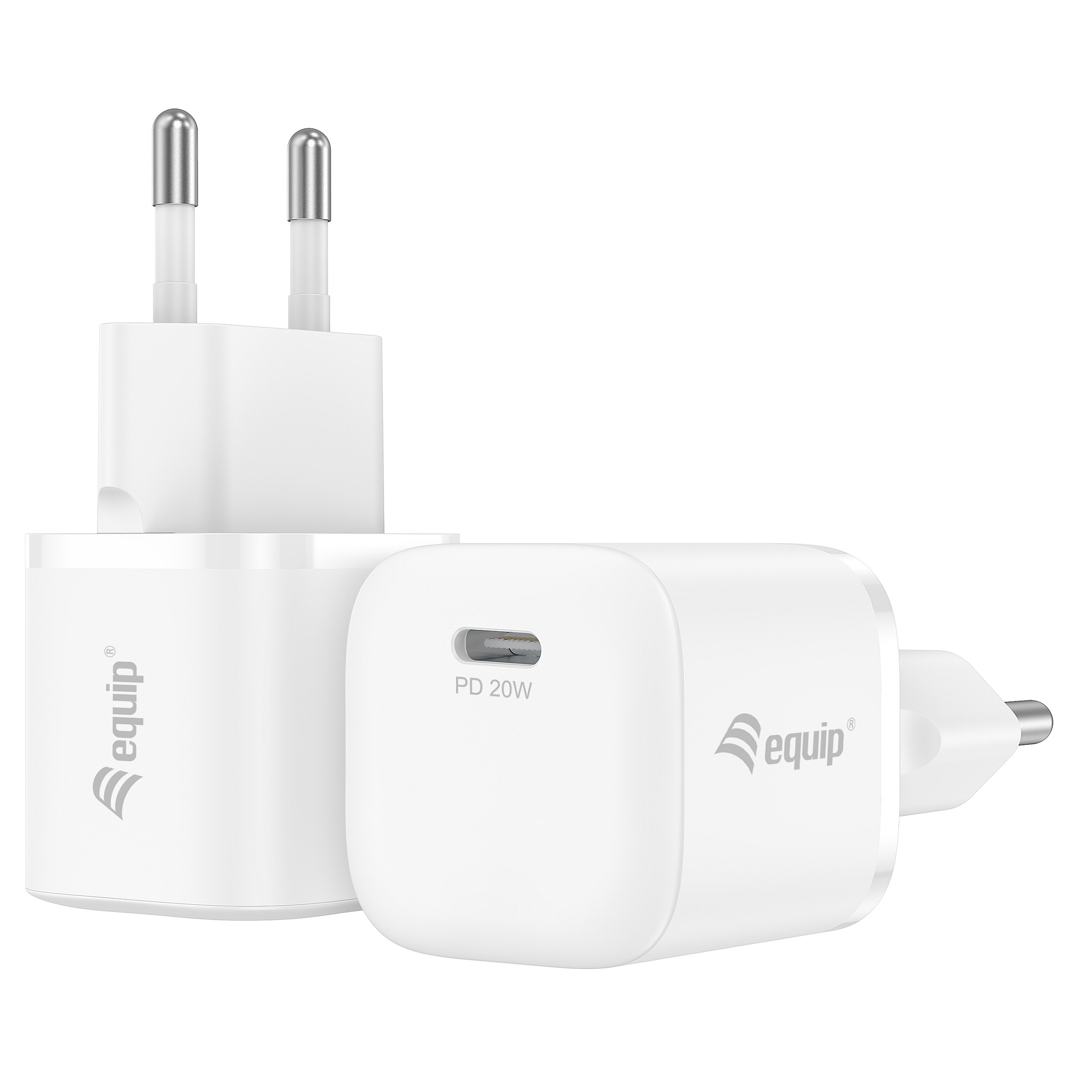 Punjač EQUIP, 1Port USB-C PD3.0, 20W, bijeli-4