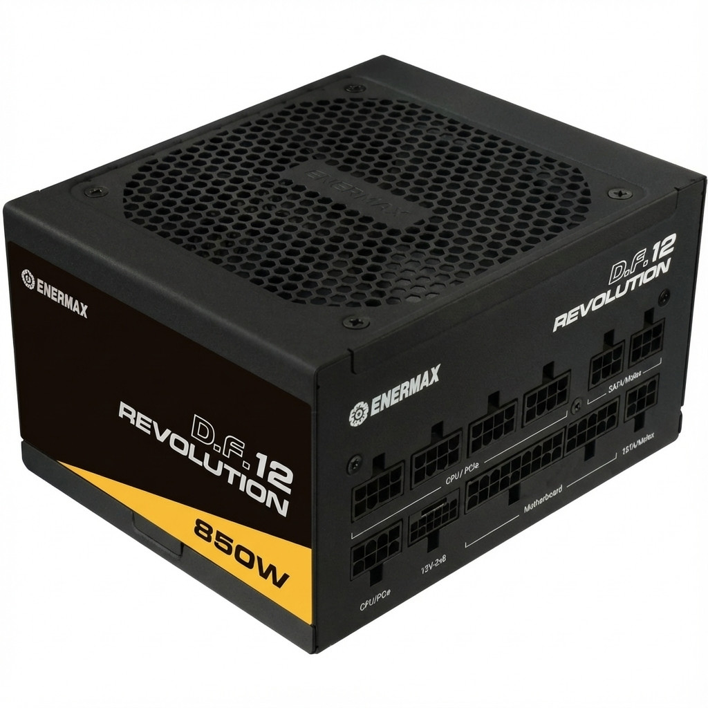 Napajanje za računalo ENERMAX Revolution D.F.12 850W (80 PLUS Gold, Potpuno modularno, ATX 3.1, PCIe 5.1, Bijelo)