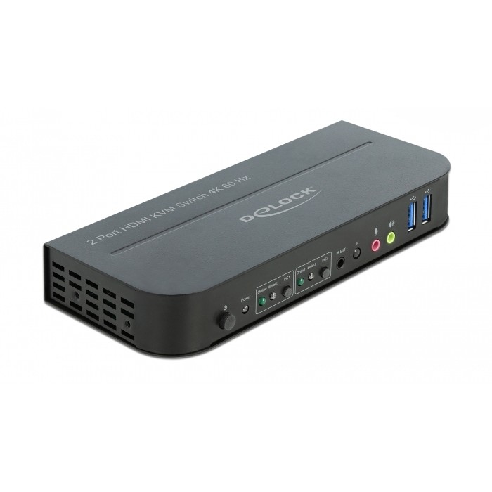 KVM Switch DELOCK HDMI 4K 60Hz USB 3.0 Audio