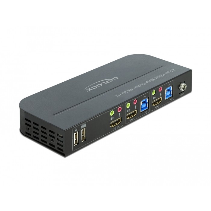 KVM Switch DELOCK HDMI 4K 60Hz USB 3.0 Audio-1