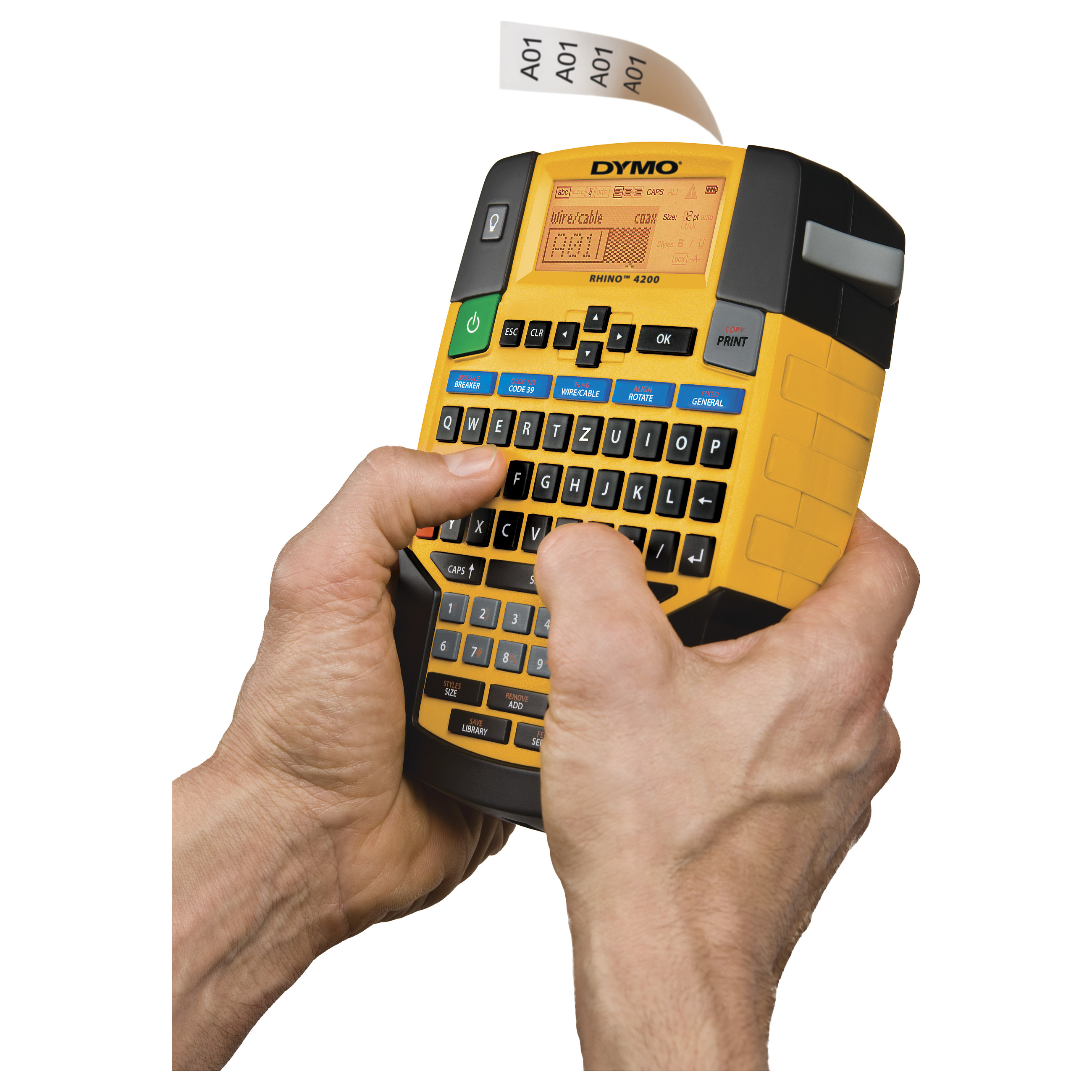 Labeler DYMO RHINO 4200 (QWERTZ tipkovnica)-3