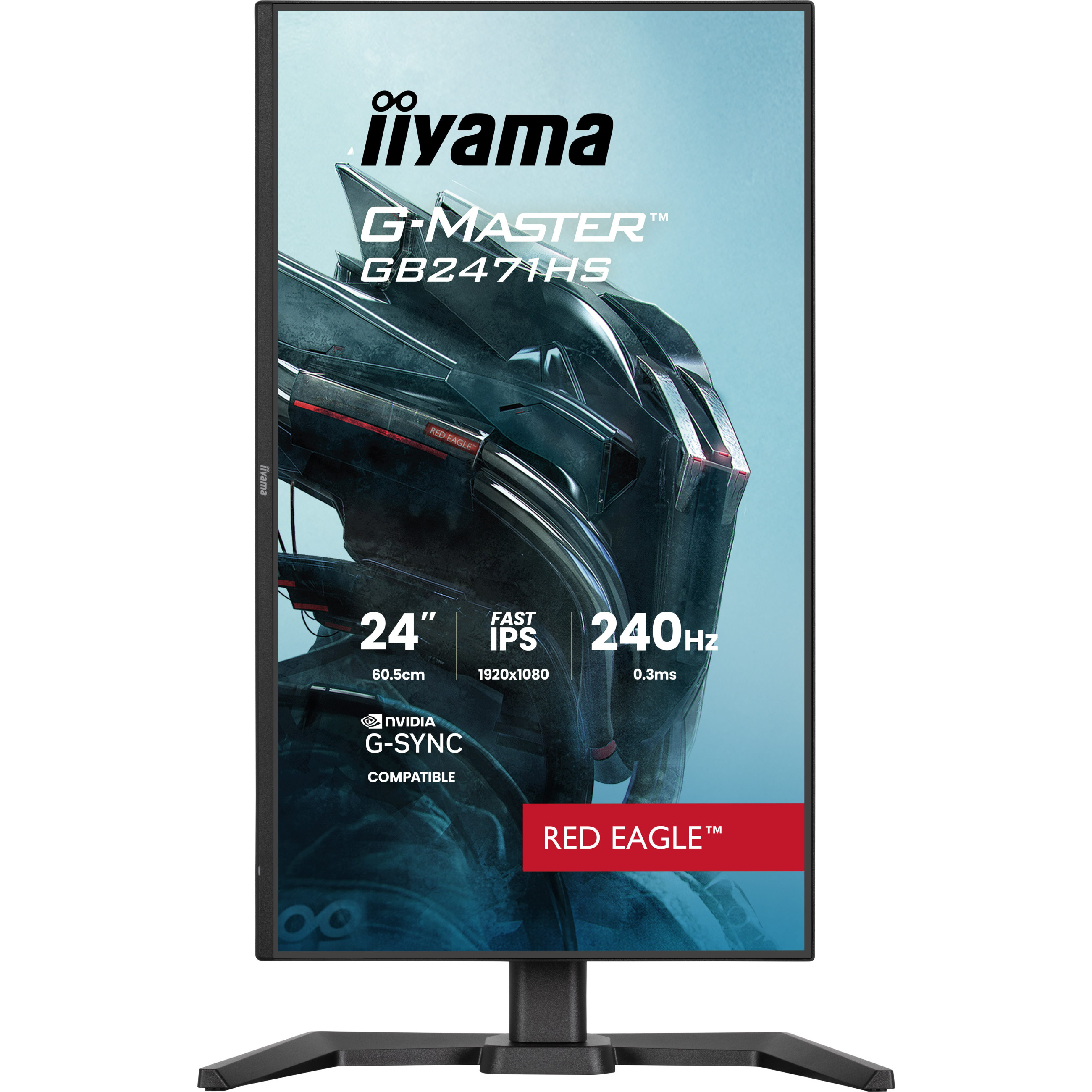 Iiyama G-Master GB2471HS-B1 24" Fast-IPS - Flat Screen - 24"-1