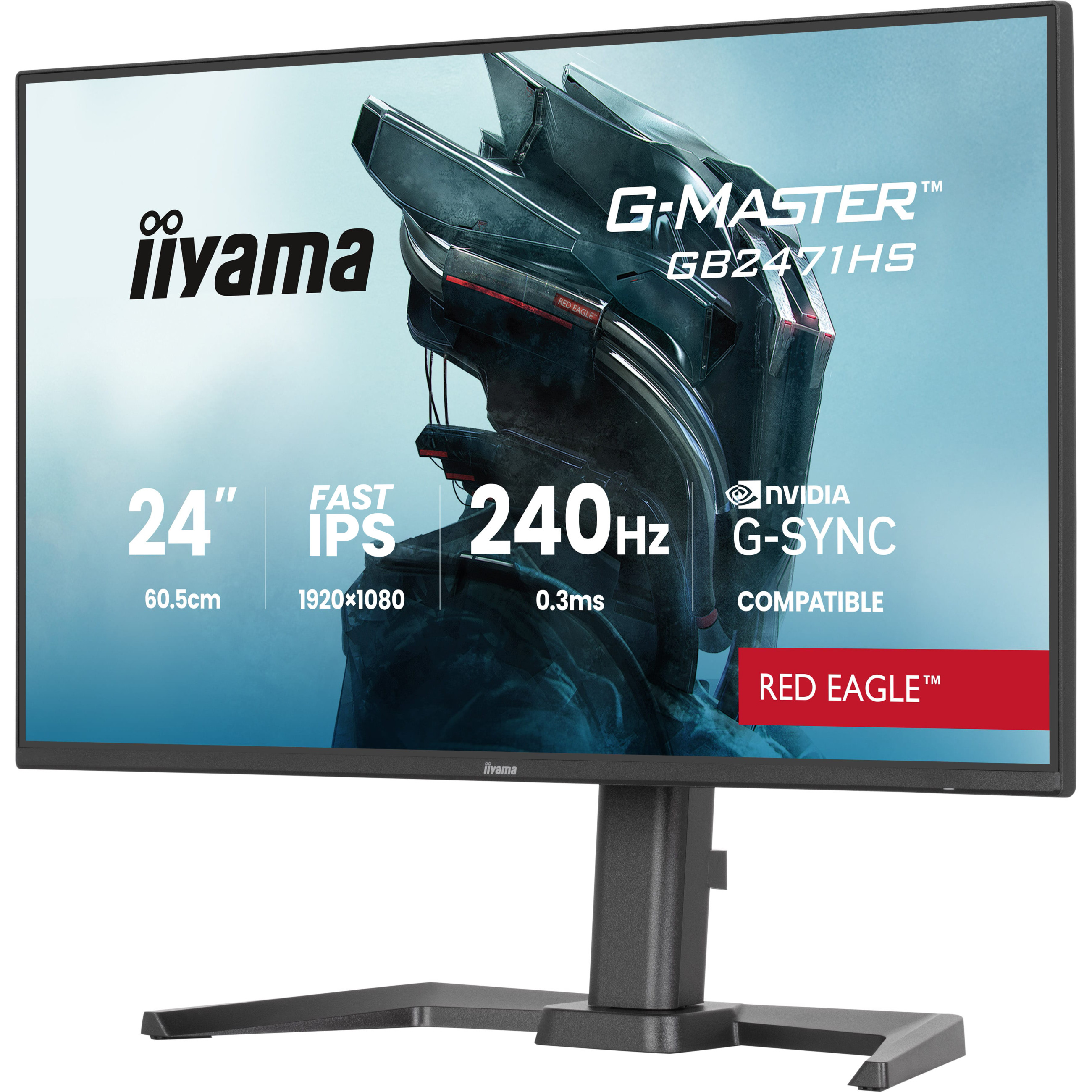 Iiyama G-Master GB2471HS-B1 24" Fast-IPS - Flat Screen - 24"-4