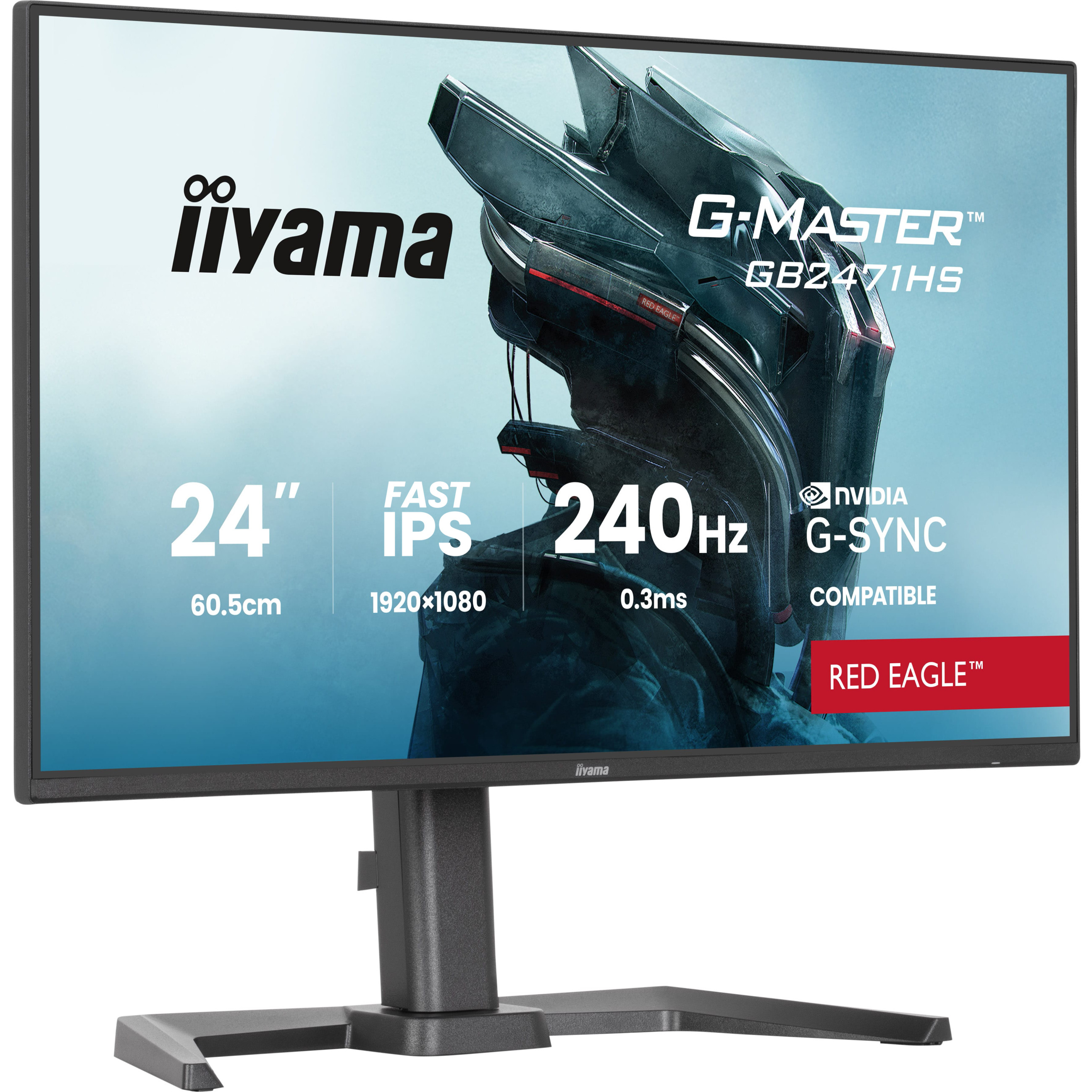 Iiyama G-Master GB2471HS-B1 24" Fast-IPS - Flat Screen - 24"-5