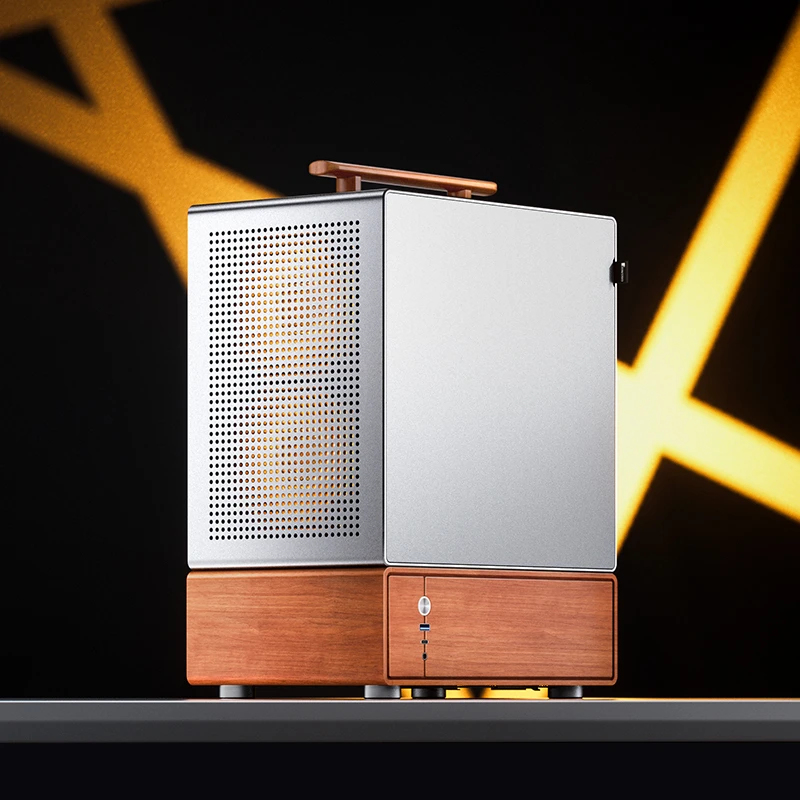 Kućište za računalo JONSBO T7 (Midi-Tower, mATX, Tempered Glass, srebrna)-6