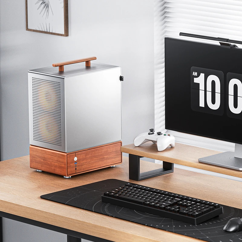 Kućište za računalo JONSBO T7 (Midi-Tower, mATX, Tempered Glass, srebrna)-15