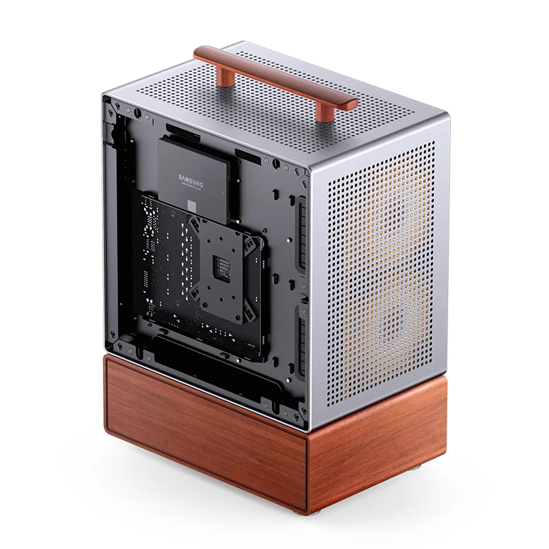 Kućište za računalo JONSBO T7 (Midi-Tower, mATX, Tempered Glass, srebrna)-13