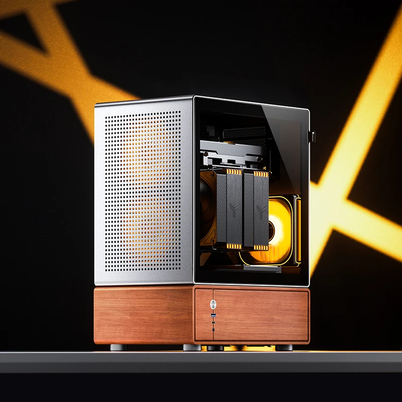 Kućište za računalo JONSBO T7 (Midi-Tower, mATX, Tempered Glass, srebrna)-25