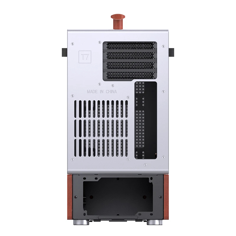 Kućište za računalo JONSBO T7 (Midi-Tower, mATX, Tempered Glass, srebrna)-8