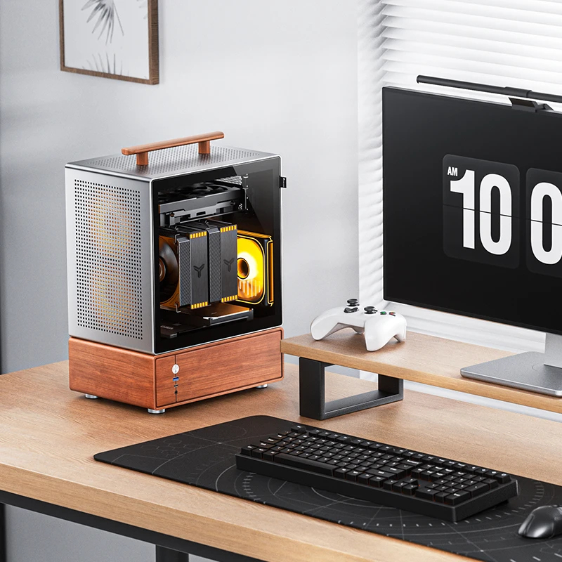 Kućište za računalo JONSBO T7 (Midi-Tower, mATX, Tempered Glass, srebrna)-24