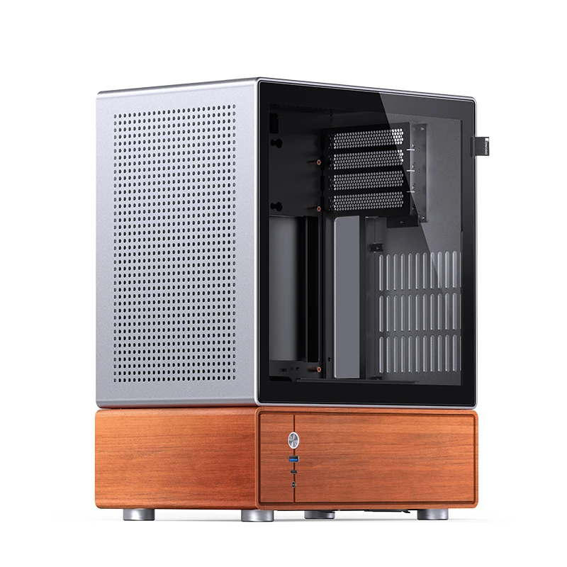 Kućište za računalo JONSBO T7 (Midi-Tower, mATX, Tempered Glass, srebrna)-5