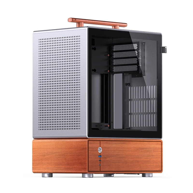 Kućište za računalo JONSBO T7 (Midi-Tower, mATX, Tempered Glass, srebrna)-21