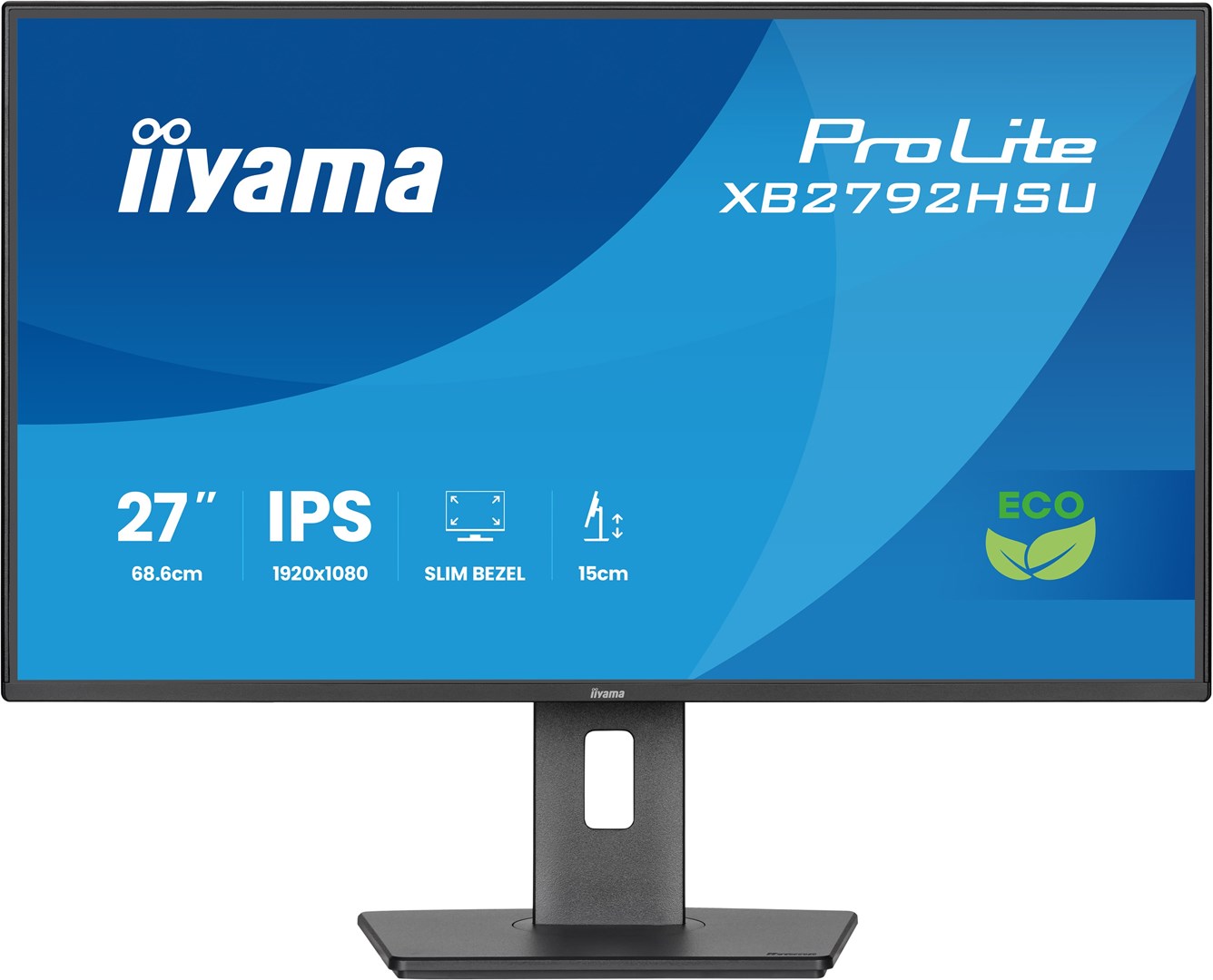 Iiyama 27" IPS 4-side slim bezel Green Choice EyeComfort/EyeSafe 2. - Flat Screen - 68.6 cm-1