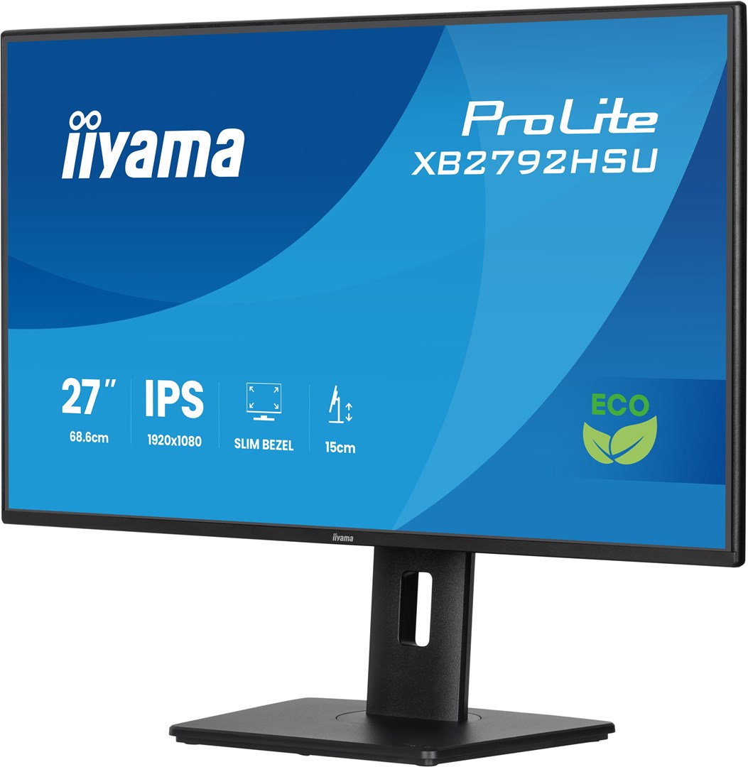 Iiyama 27" IPS 4-side slim bezel Green Choice EyeComfort/EyeSafe 2. - Flat Screen - 68.6 cm-3