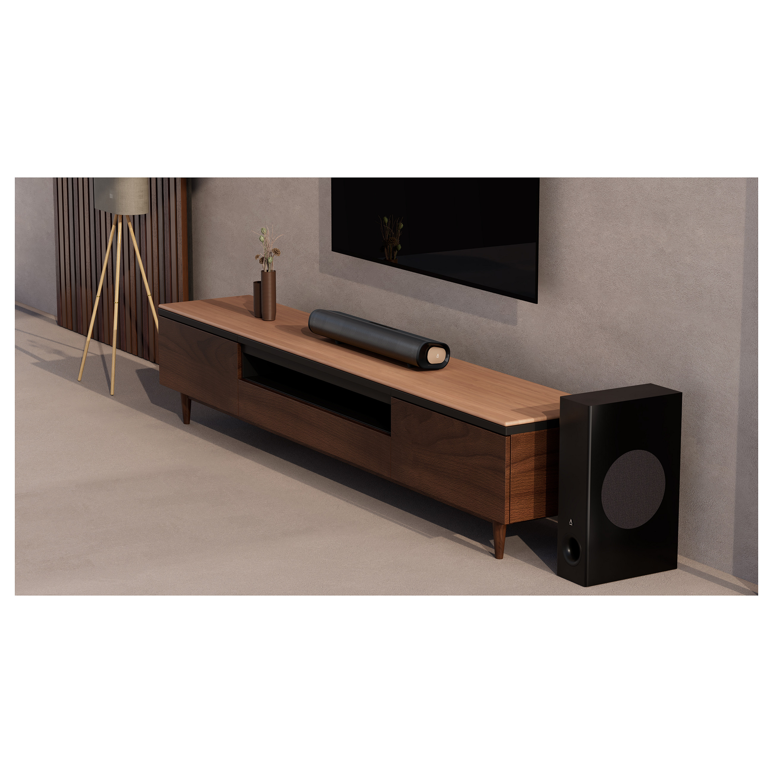 Soundbar CREATIVE Stage Pro (sa Subwooferom, Bluetooth, USB, crni) - 51MF8495AA000-5
