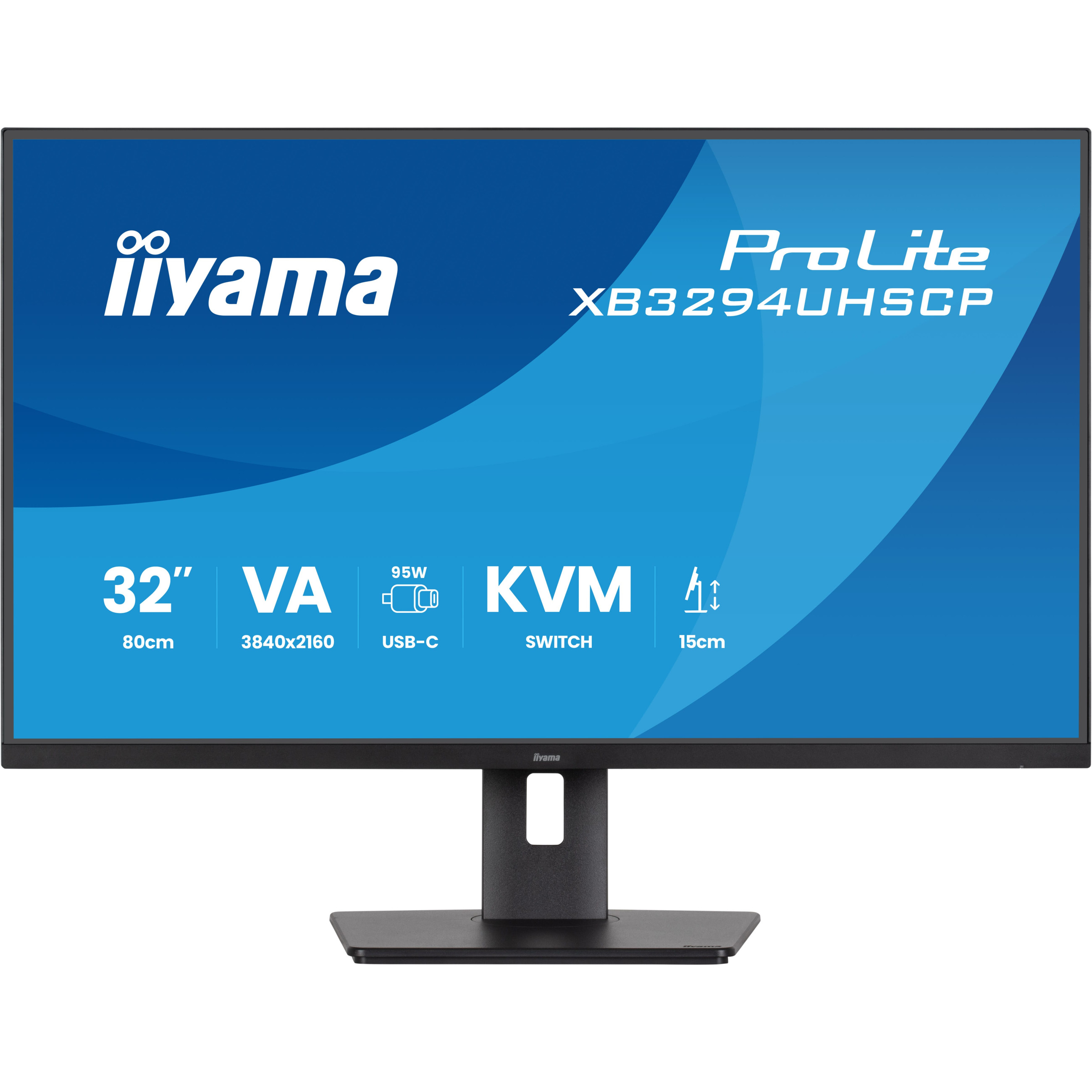 Iiyama XB3294UHSCP-B1 32" VA LCD USB-C D - Flat Screen - 32"