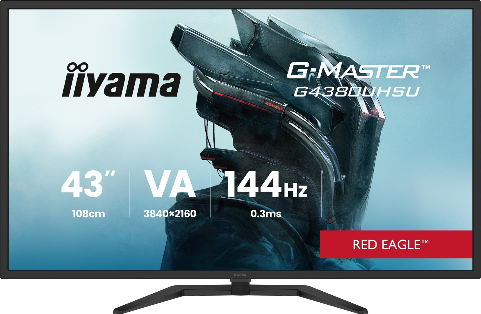 iiyama Monitor G4380UHSU-B2 G4380UHSUB2 (G4380UHSU-B2)-1
