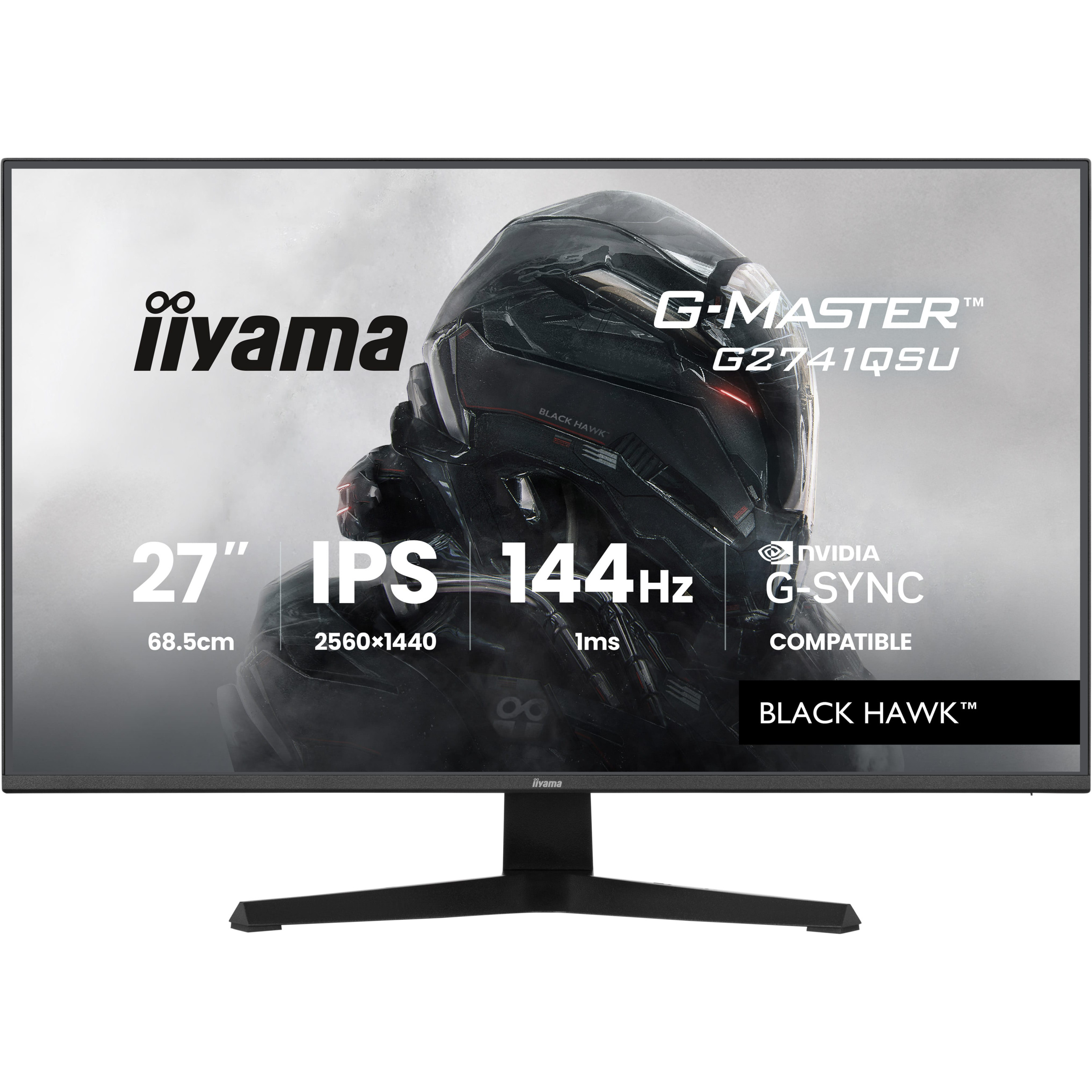 Iiyama G-Master G2741QSU-B1 QHD Ga - Flat Screen - 27"