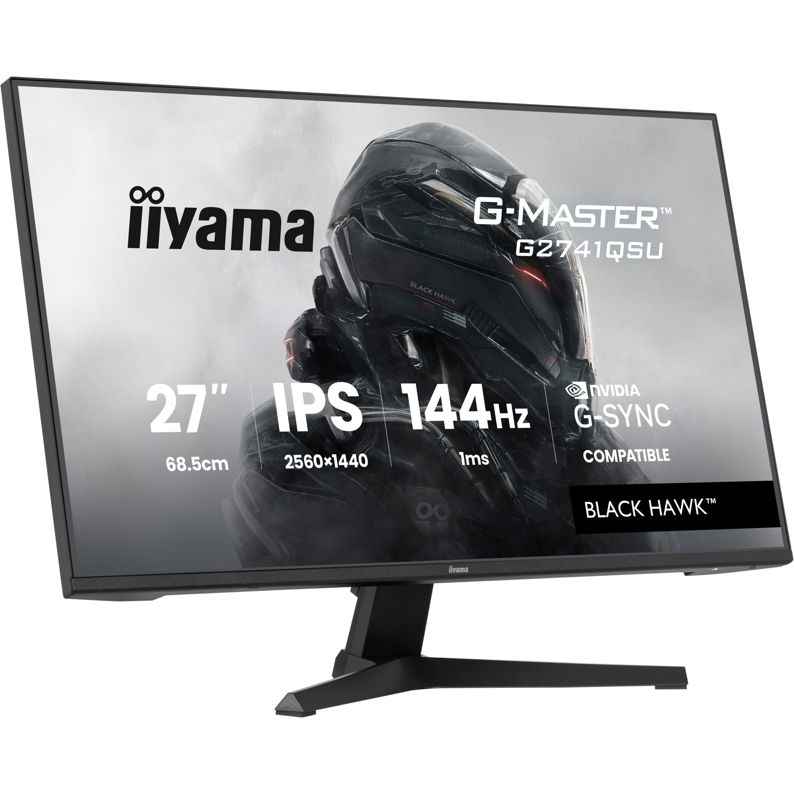 Iiyama G-Master G2741QSU-B1 QHD Ga - Flat Screen - 27"-9