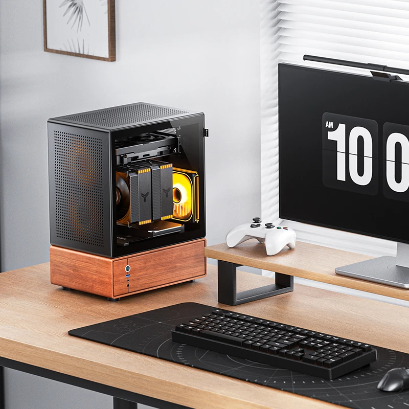 Kućište za računalo JONSBO T7 (Midi-Tower, mATX, Tempered Glass, crna)-9