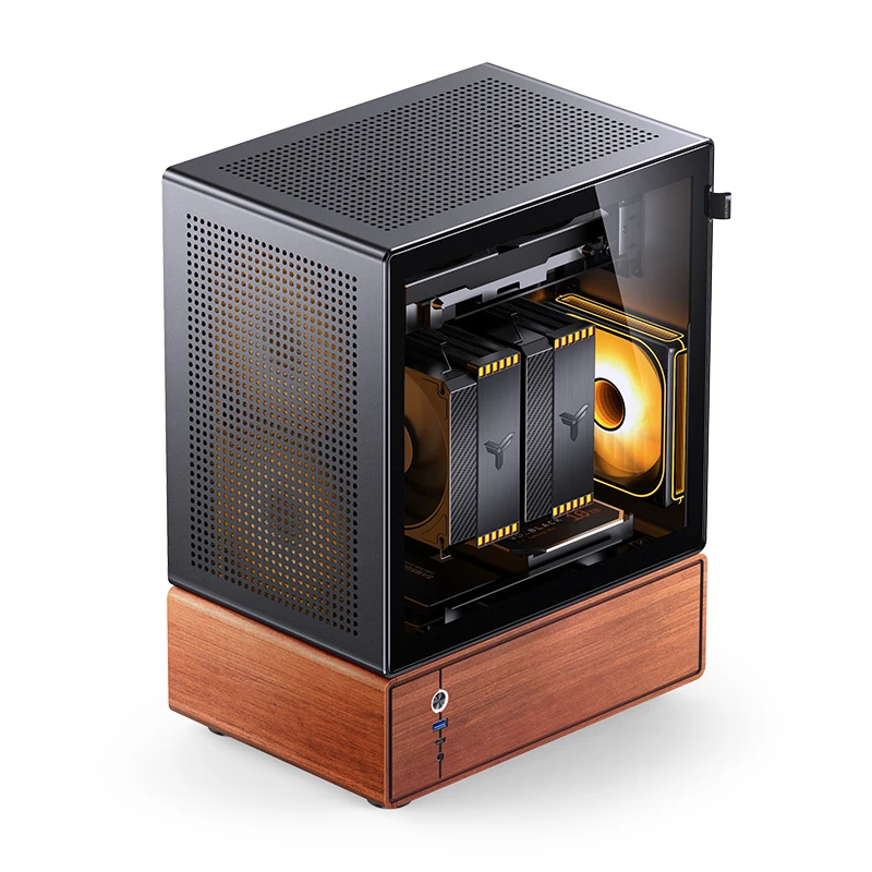 Kućište za računalo JONSBO T7 (Midi-Tower, mATX, Tempered Glass, crna)-11
