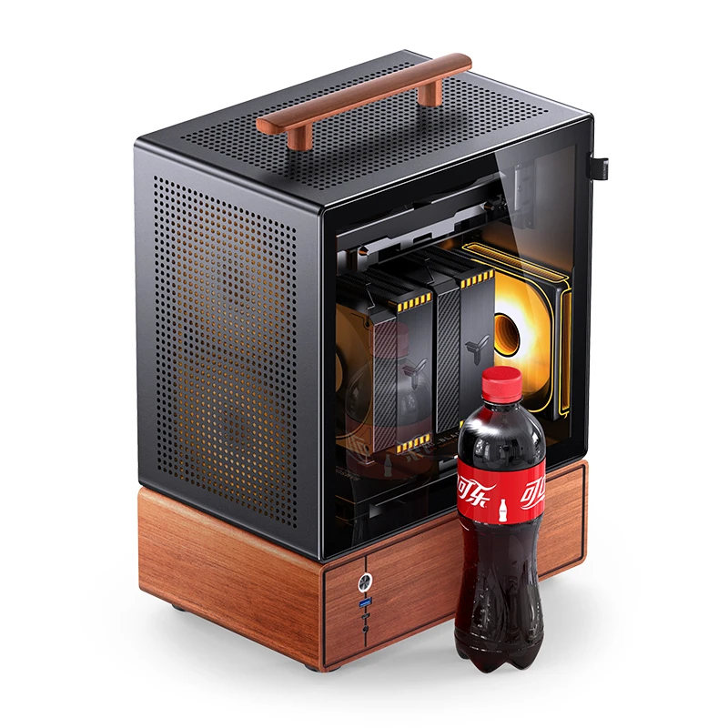 Kućište za računalo JONSBO T7 (Midi-Tower, mATX, Tempered Glass, crna)-1