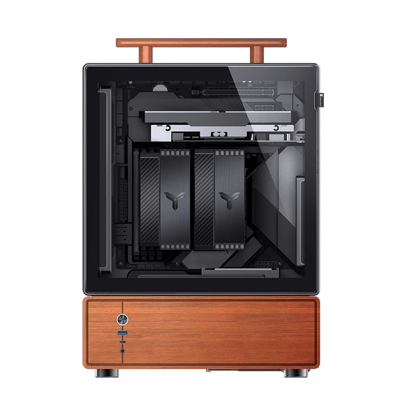 Kućište za računalo JONSBO T7 (Midi-Tower, mATX, Tempered Glass, crna)-5