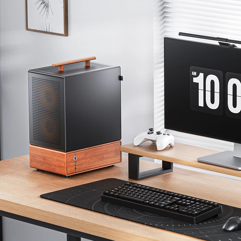 Kućište za računalo JONSBO T7 (Midi-Tower, mATX, Tempered Glass, crna)-7